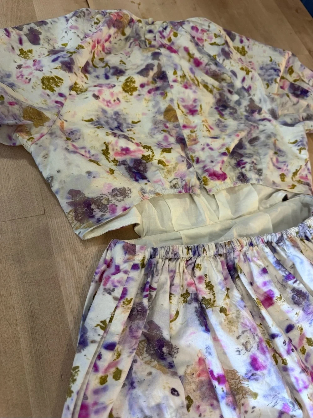 J.Crew Flora Obscura side-cutout dress